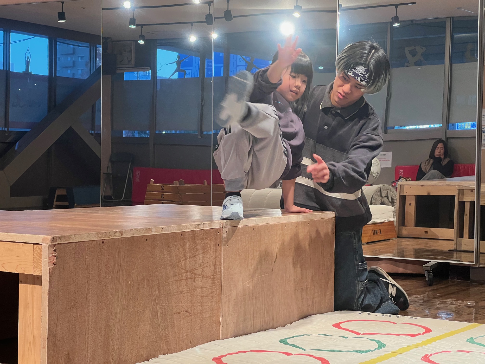 子ども向け　レッスンイメージ　パルクール