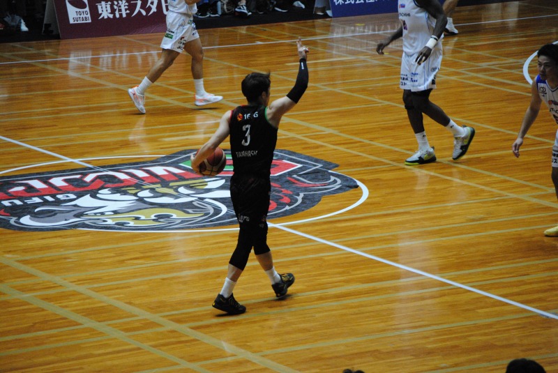 岐阜スゥープスオフェンスの様子