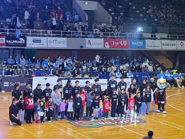 選手の集合写真