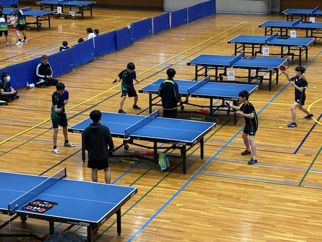 卓球大会の様子
