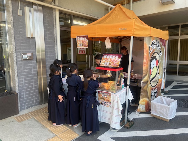 餃子の出店の様子