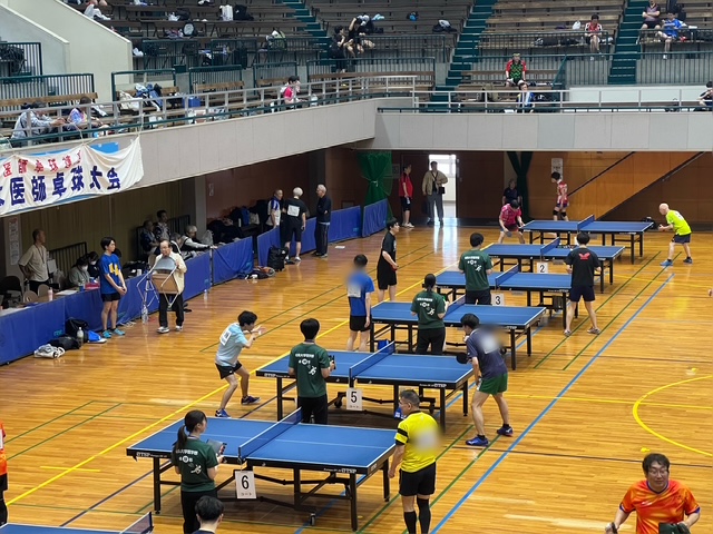 卓球大会の様子