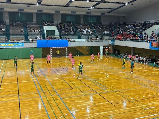ハンドボールの試合