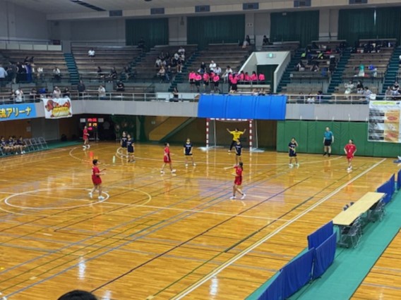 ハンドボールの試合の様子